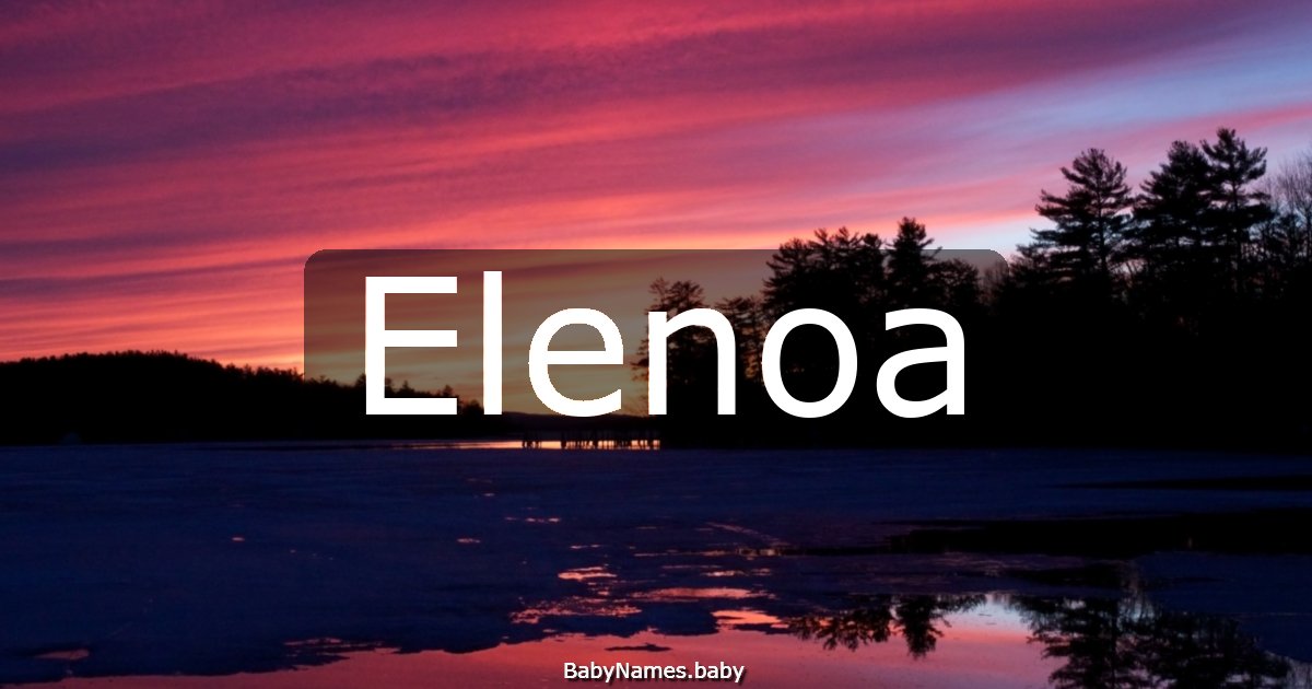 Elenoa