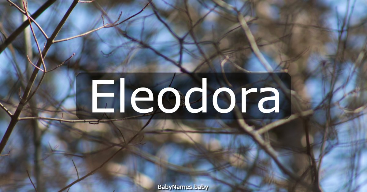 Eleodora