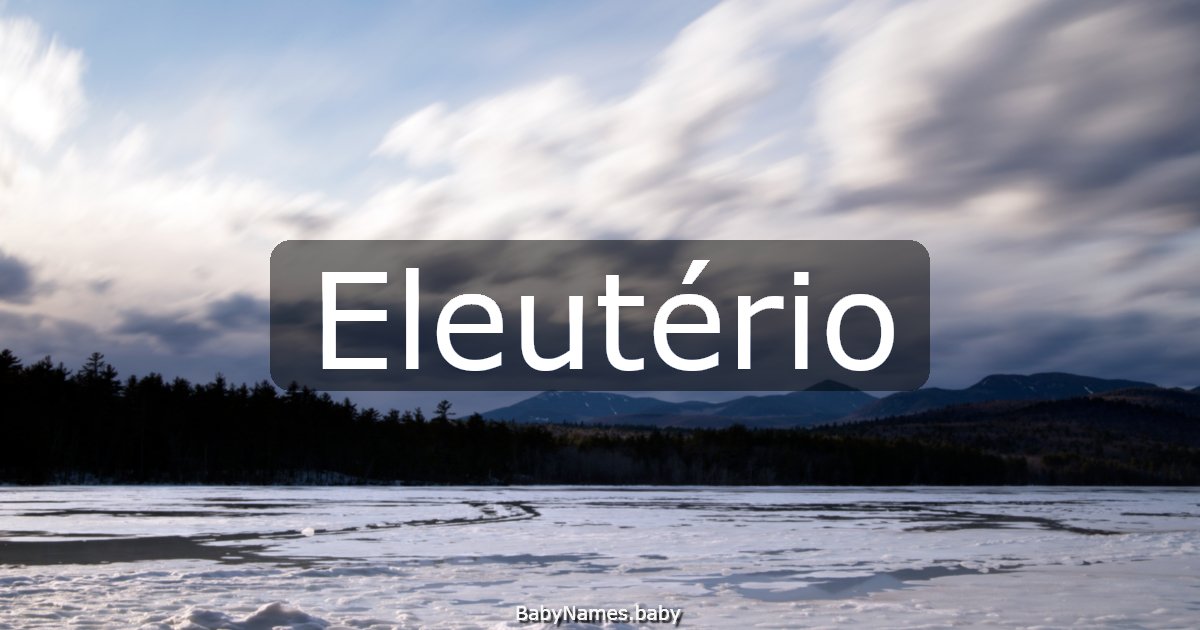 Eleutério