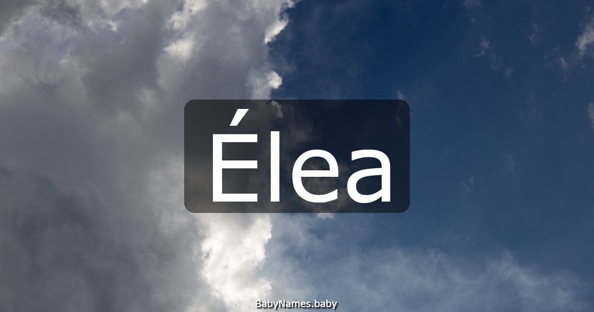 Élea