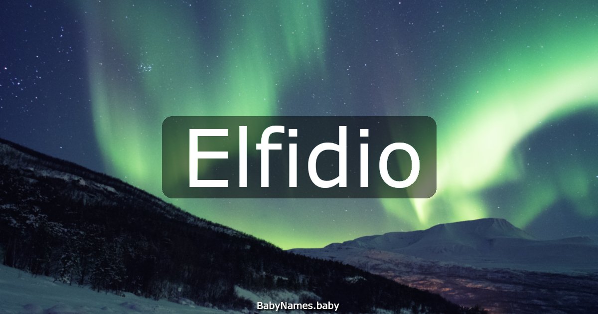 Elfidio