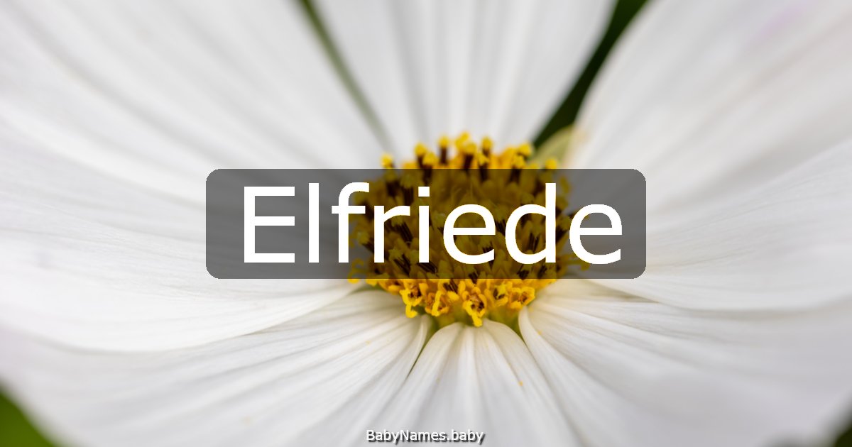 Elfriede