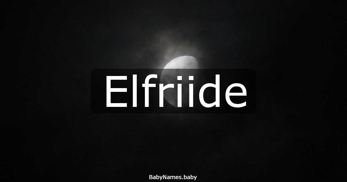 Elfriide