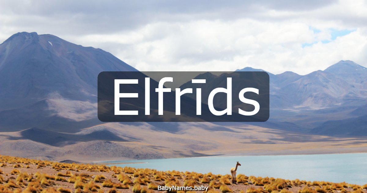 Elfrīds