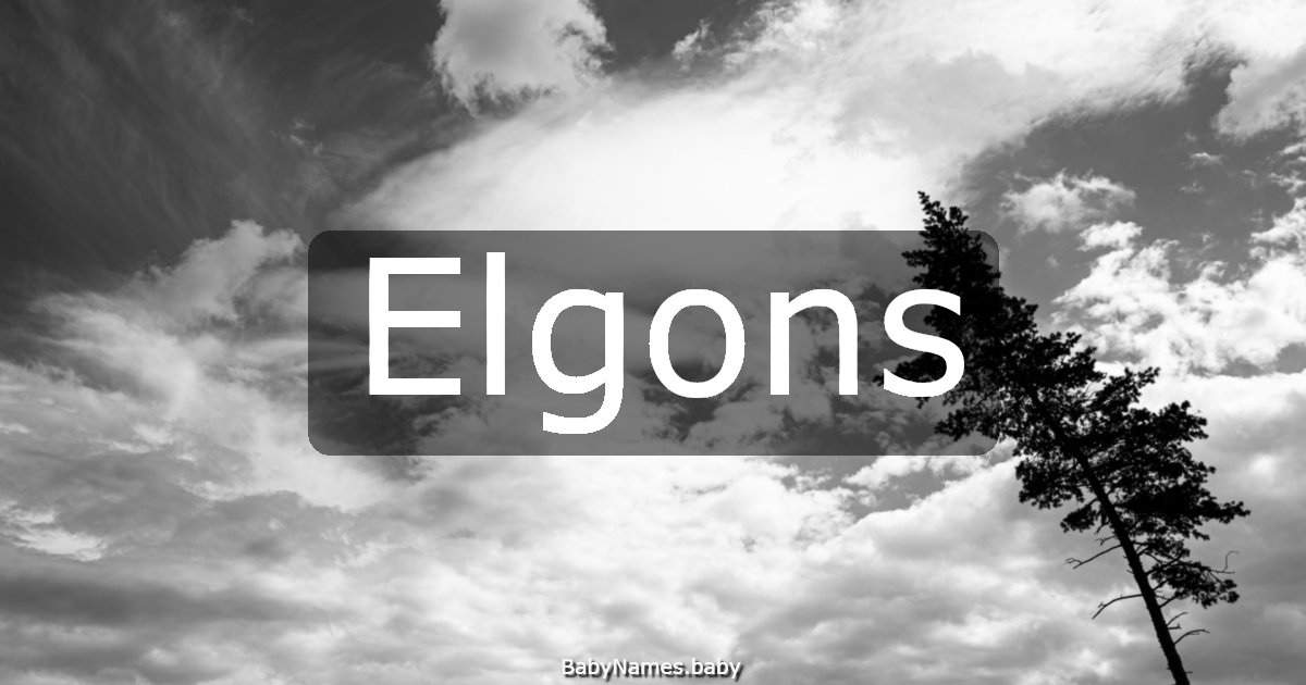 Elgons