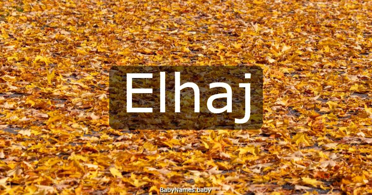 Elhaj