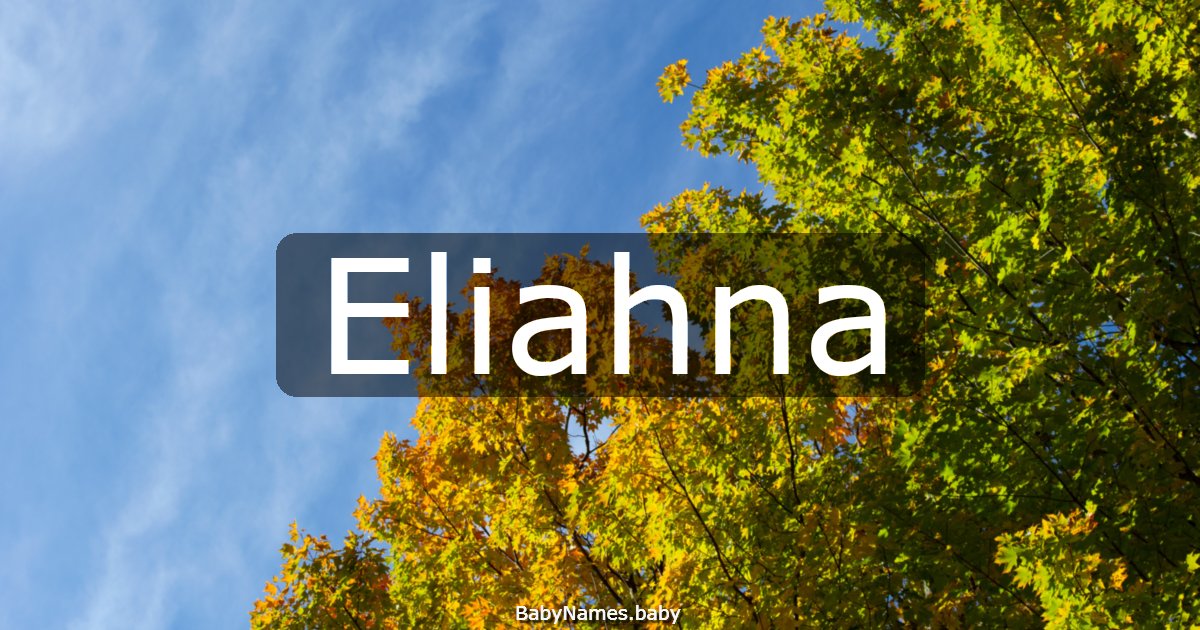 Eliahna