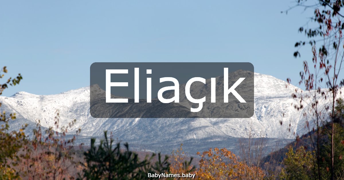 Eliaçık