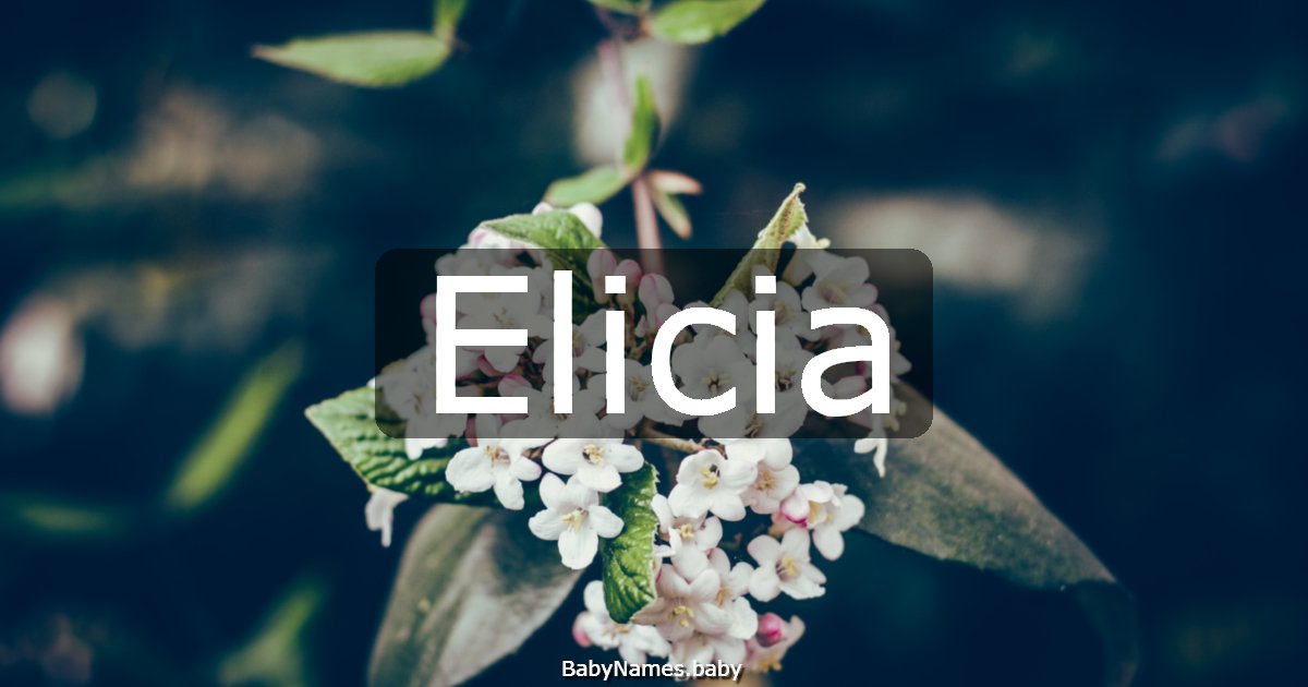 Elicia