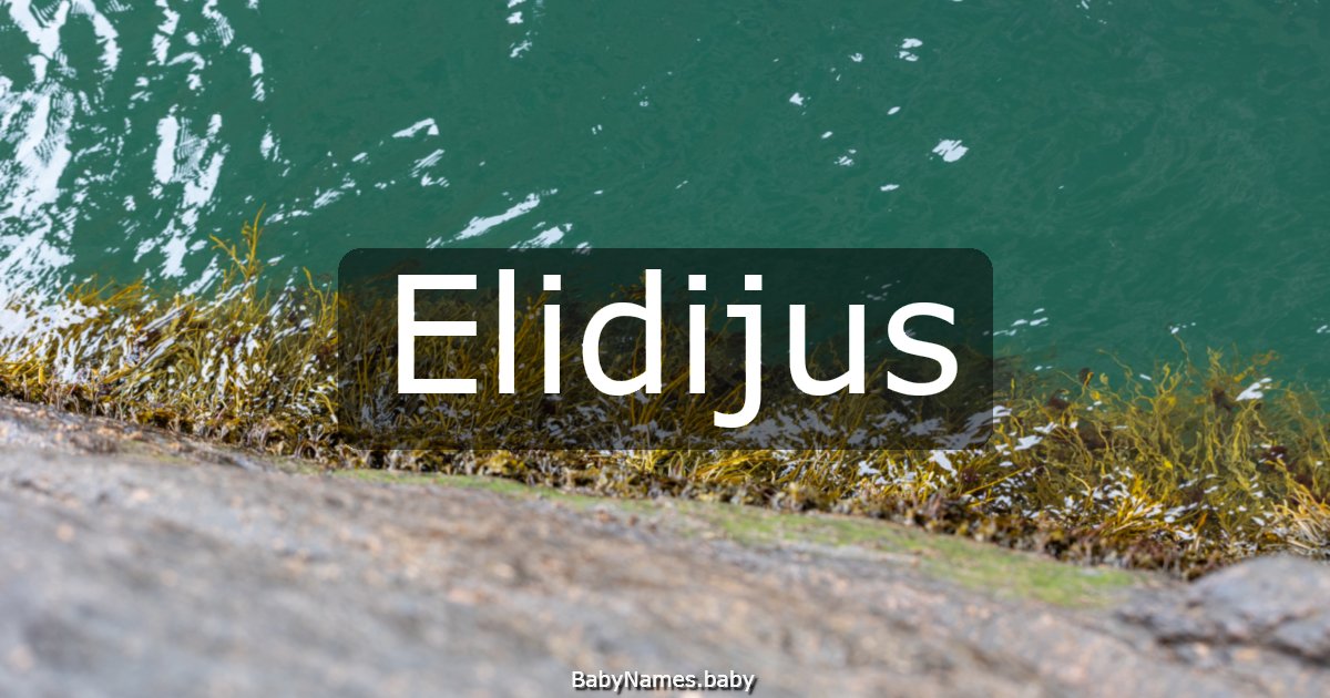 Elidijus