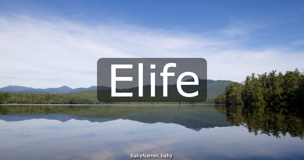Elife