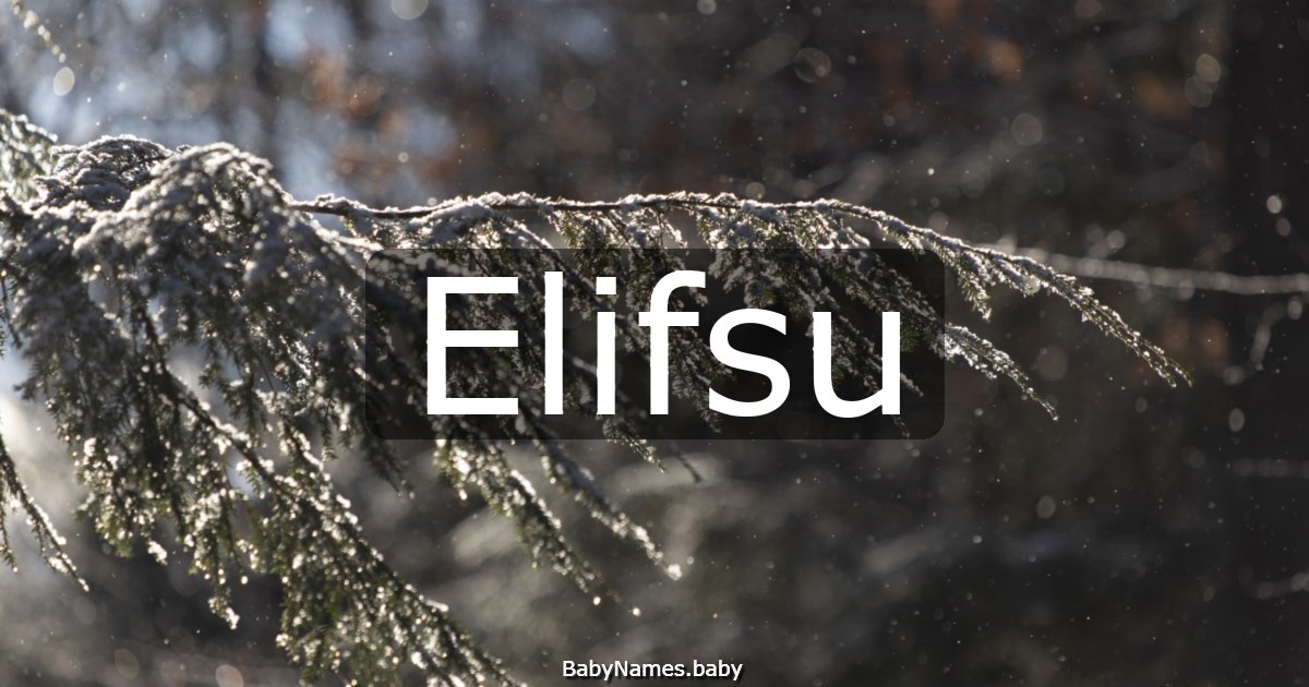 Elifsu