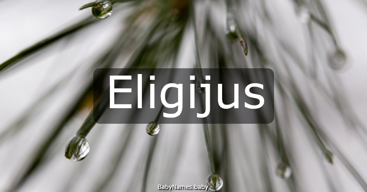 Eligijus