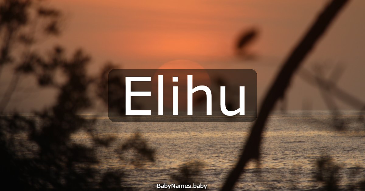 Elihu