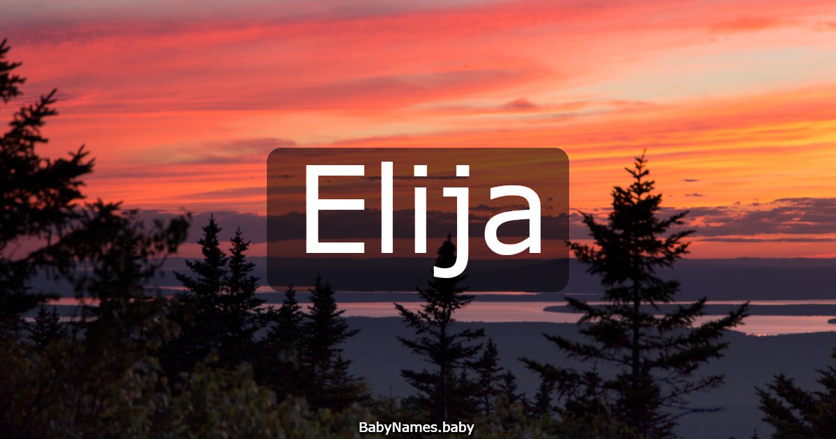 Elija