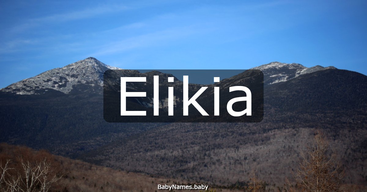 Elikia