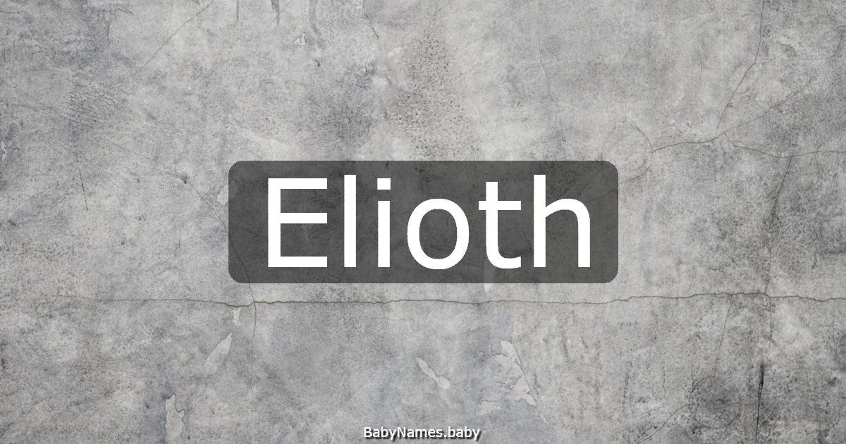 Elioth