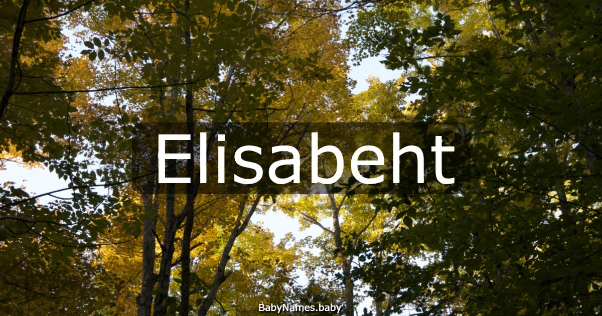 Elisabeht