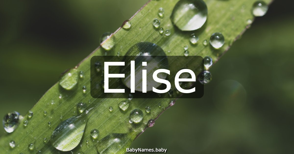 Elise