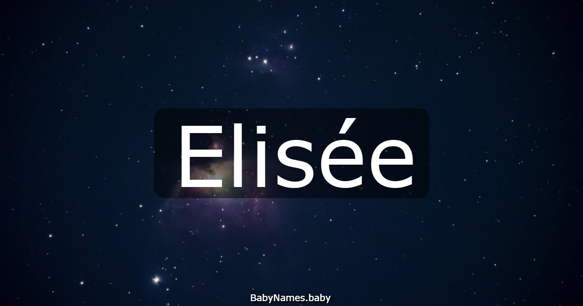 Elisée