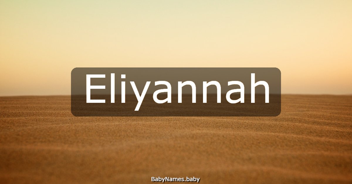 Eliyannah