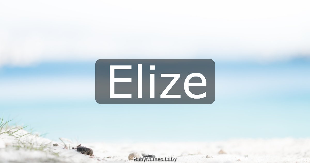 Elize