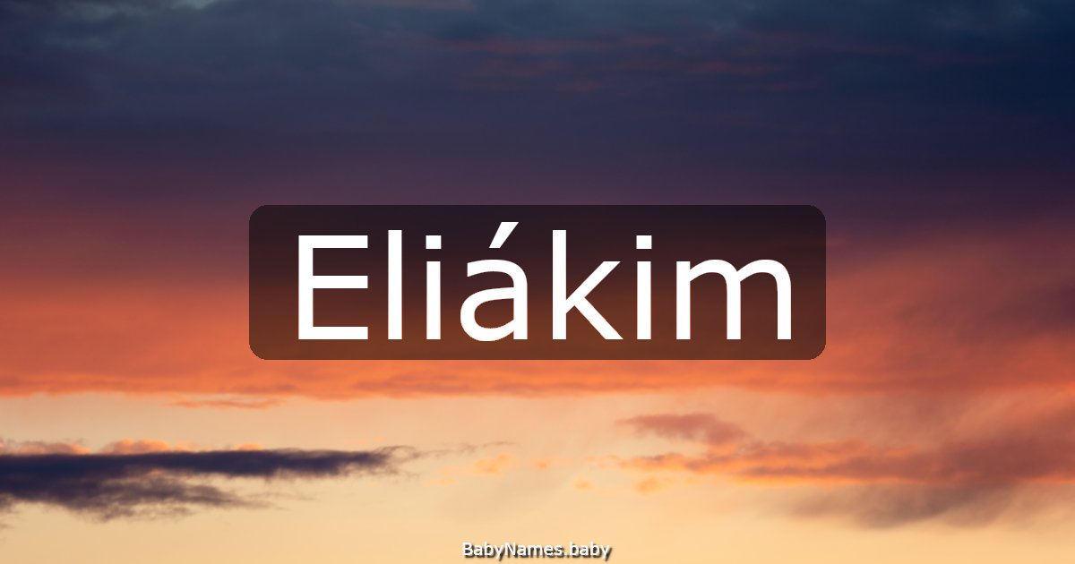 Eliákim