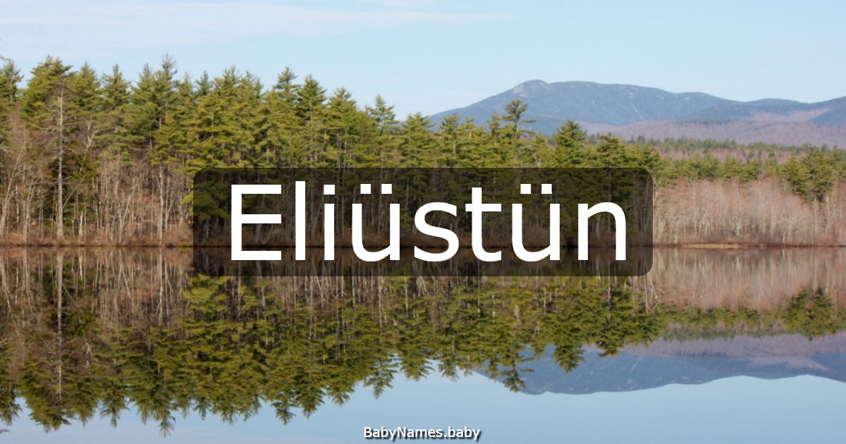 Eliüstün