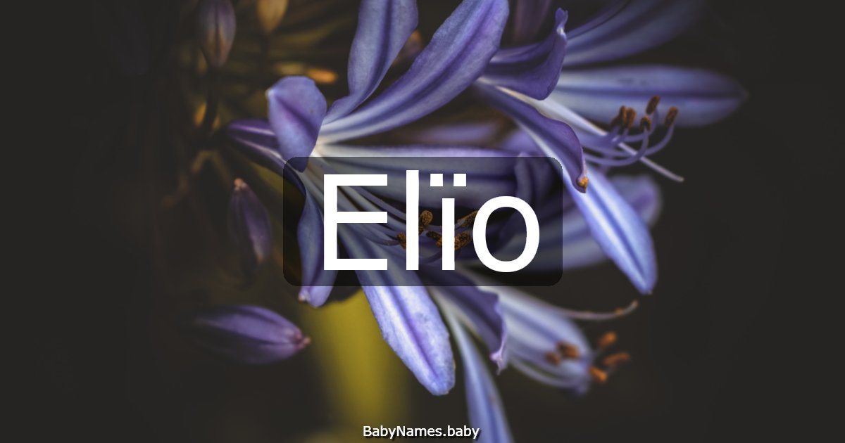 Elïo