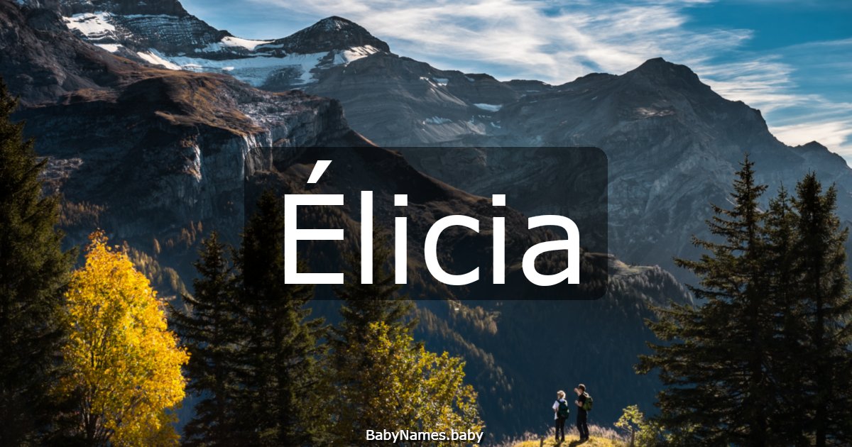 Élicia