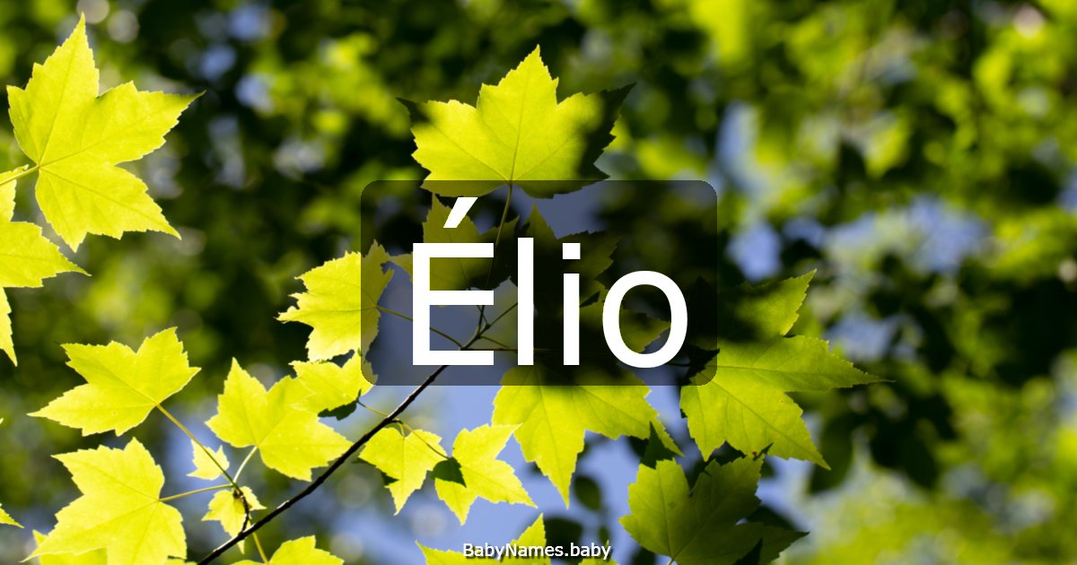 Élio