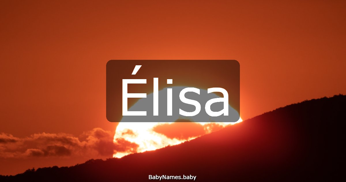 Élisa