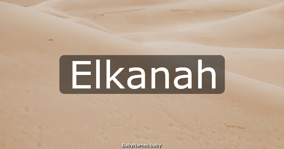 Elkanah