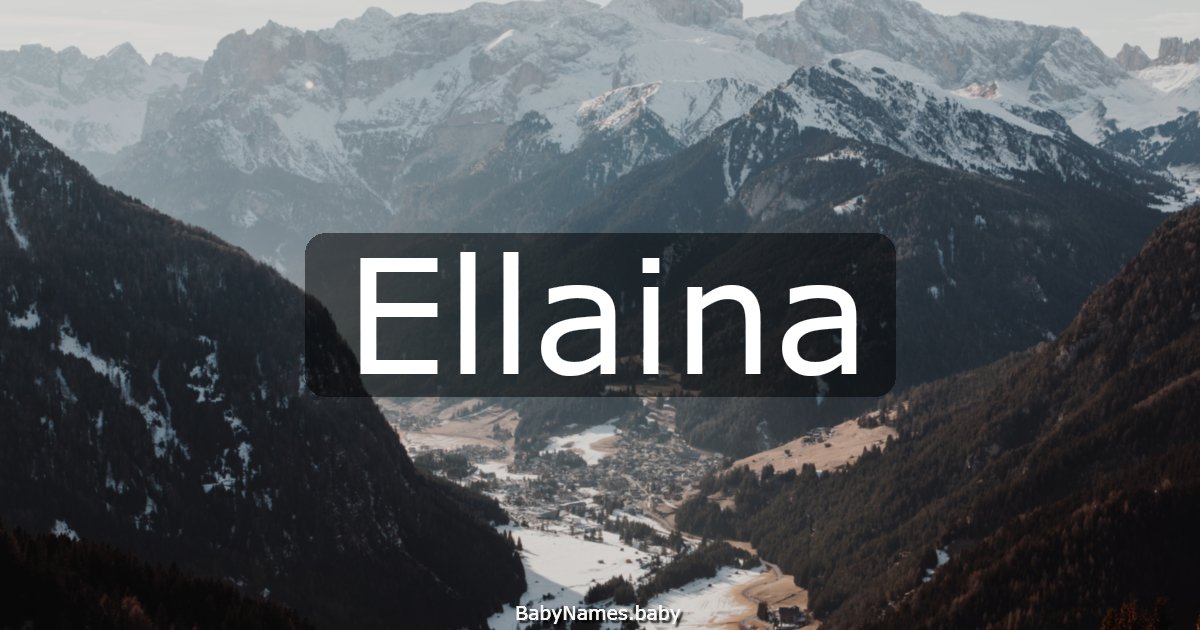 Ellaina