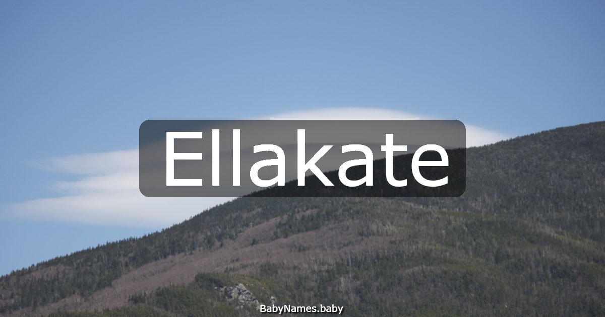 Ellakate