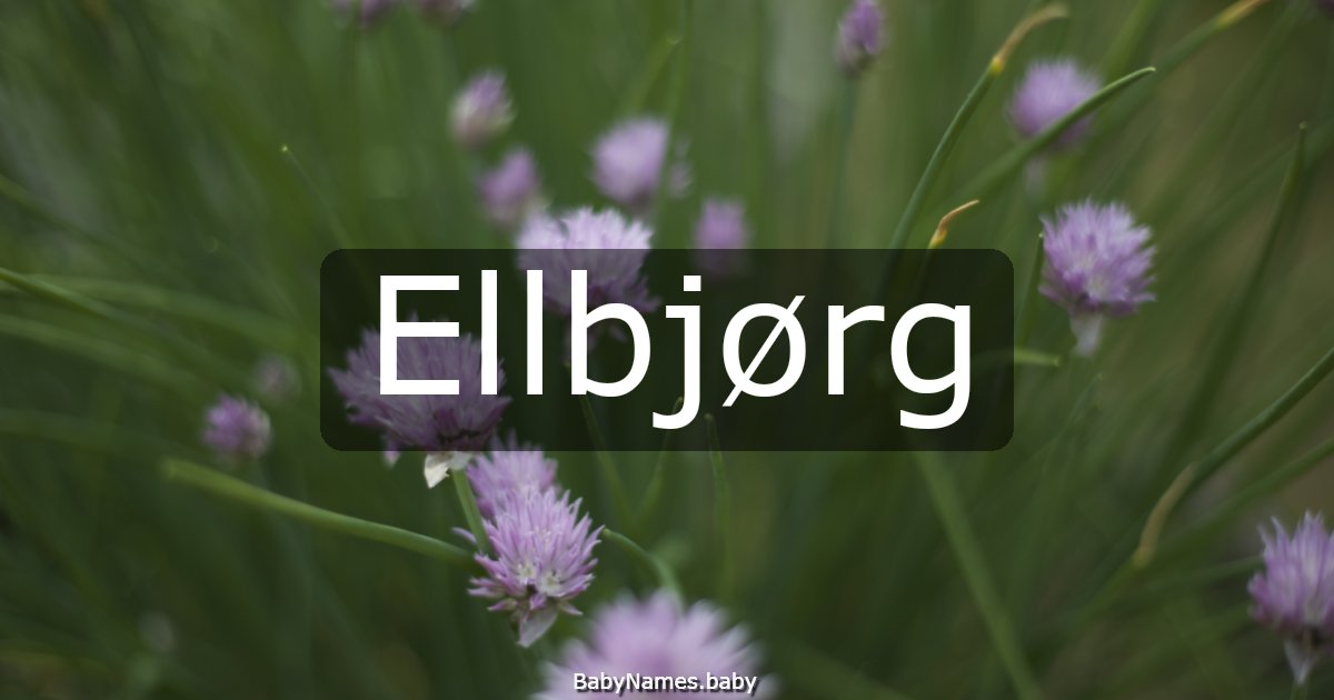 Ellbjørg