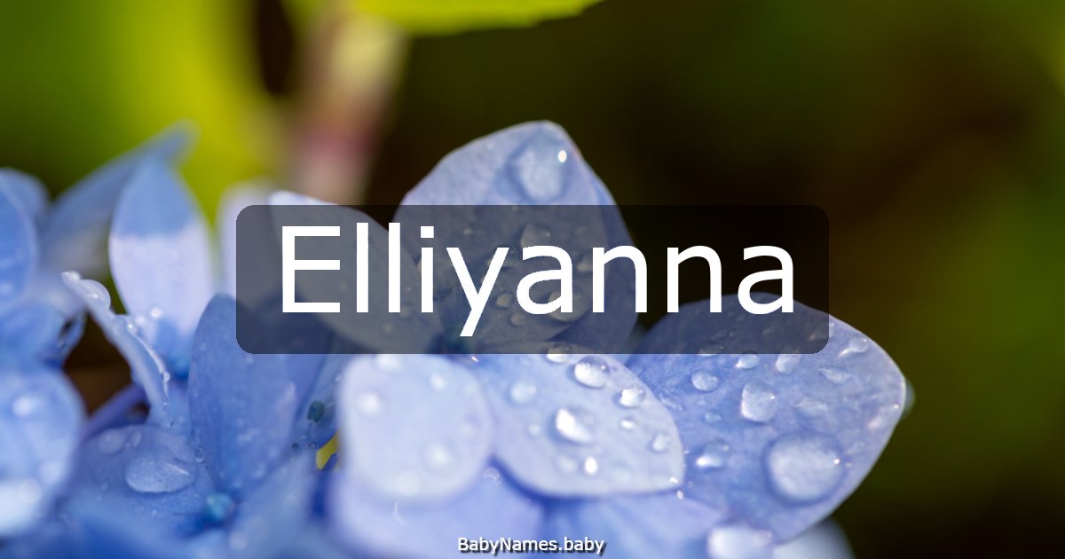Elliyanna