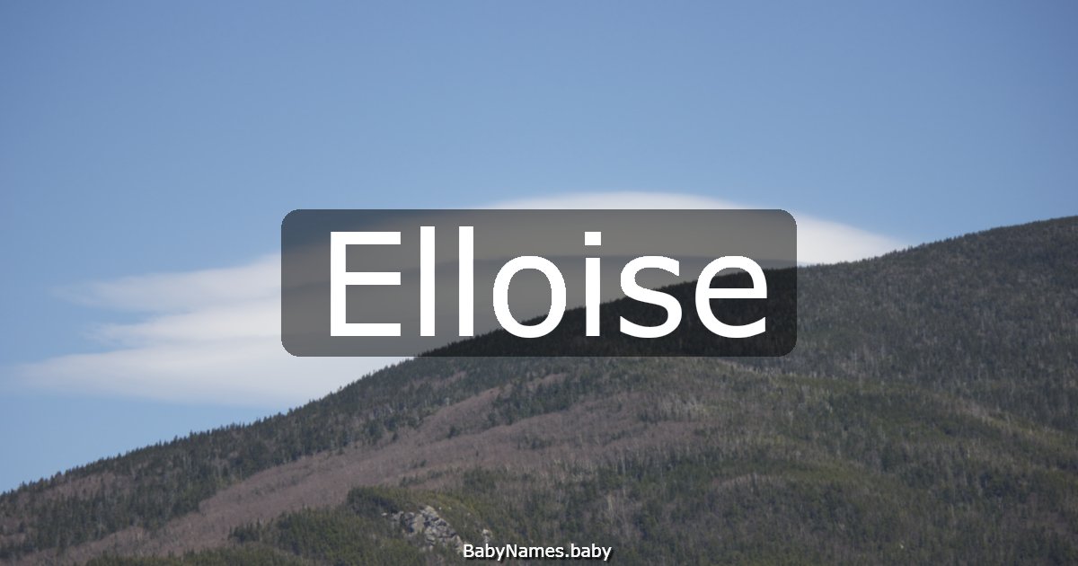 Elloise