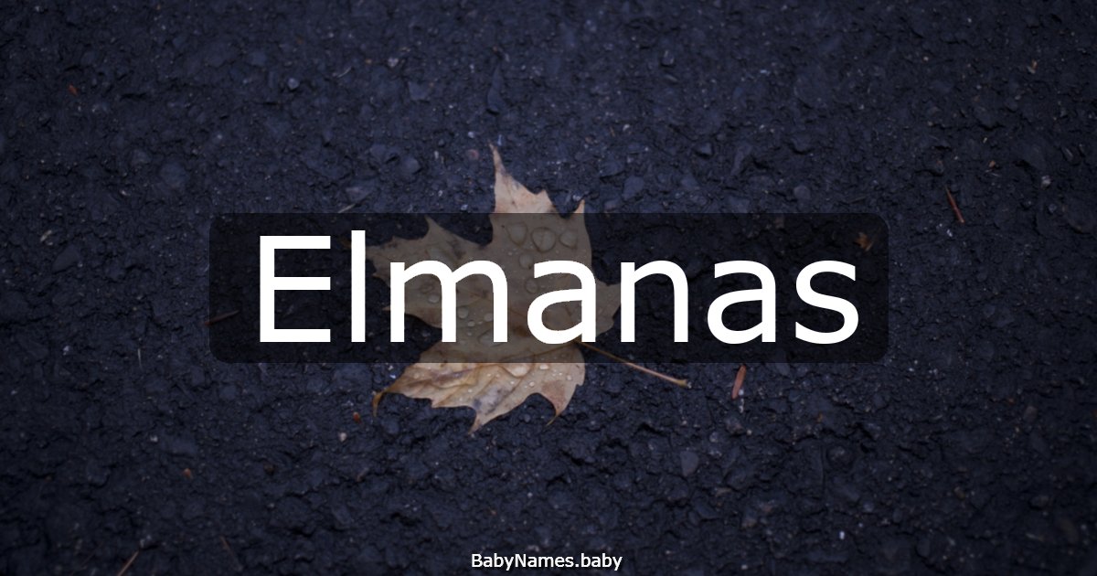 Elmanas