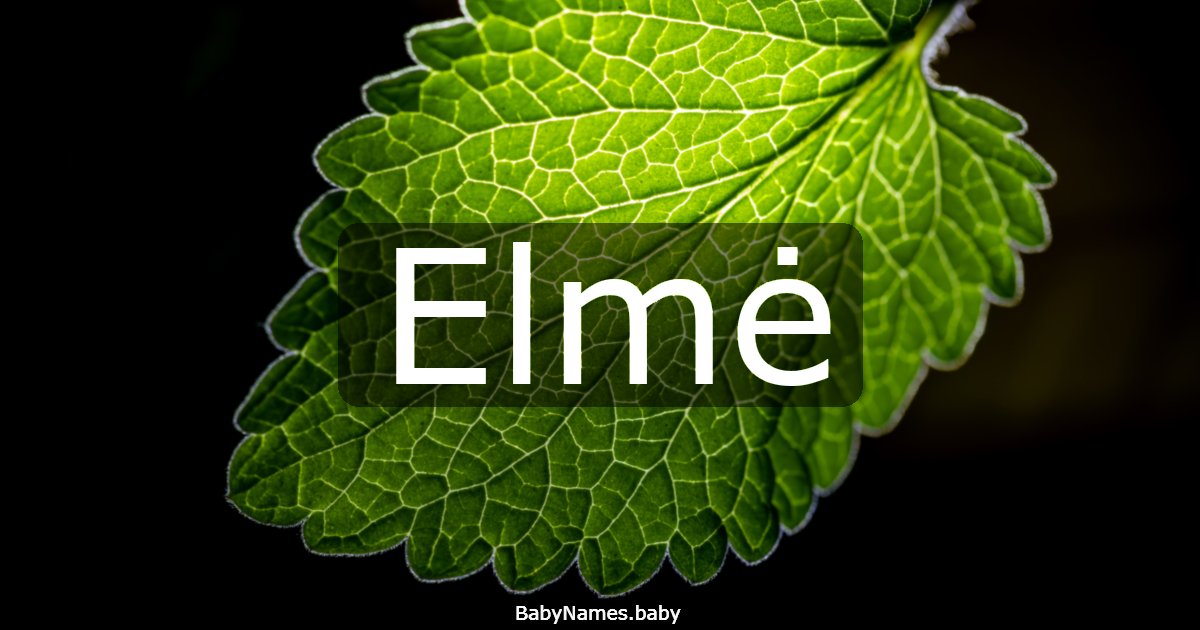 Elmė
