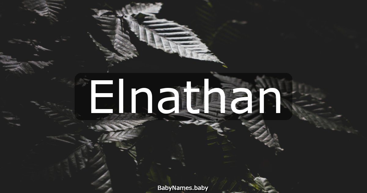 Elnathan