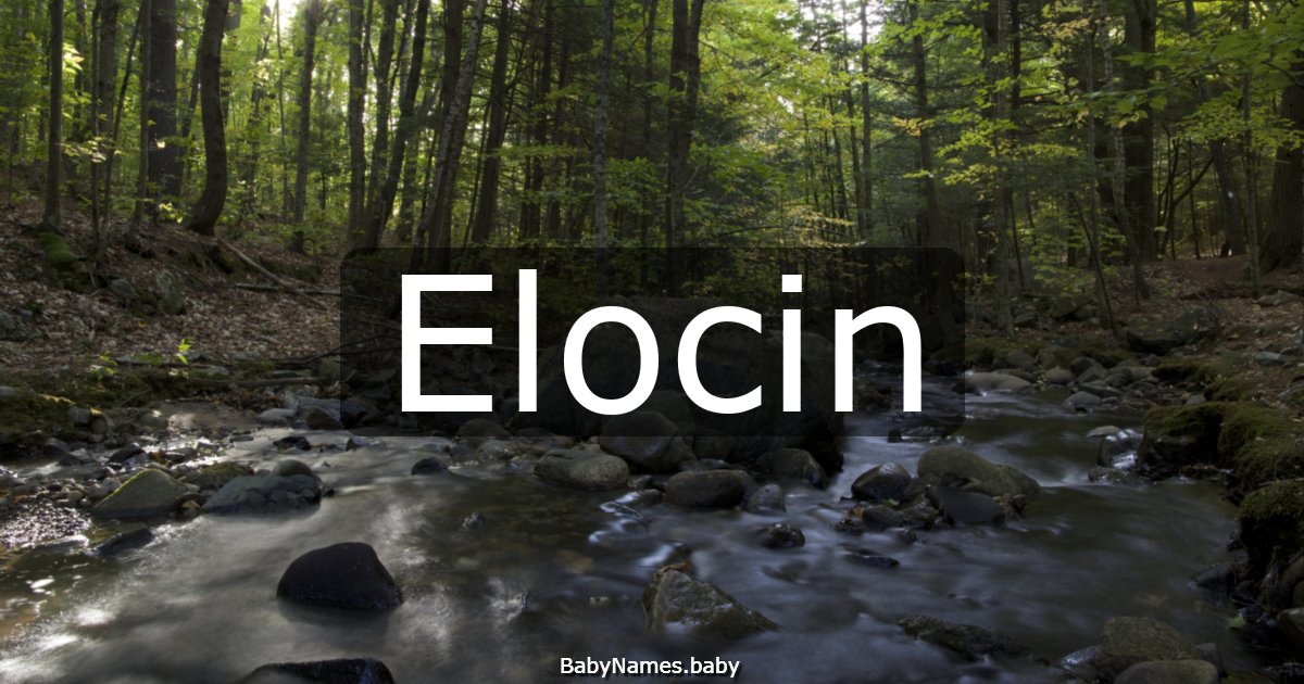 Elocin