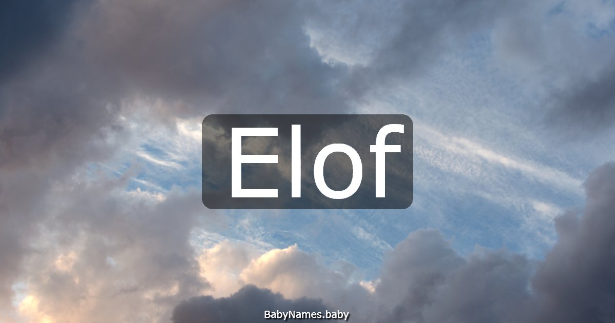 Elof