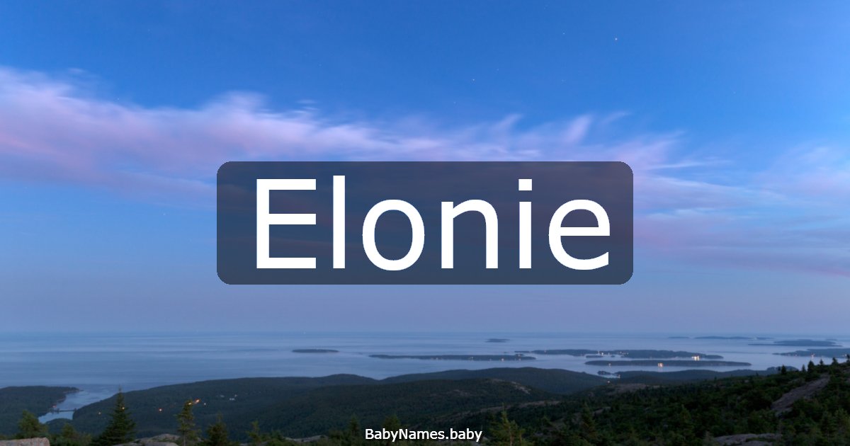 Elonie