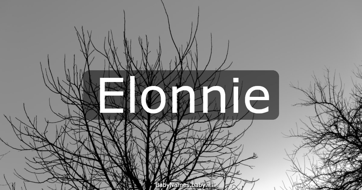 Elonnie