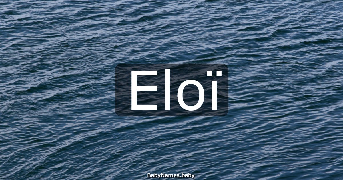 Eloï