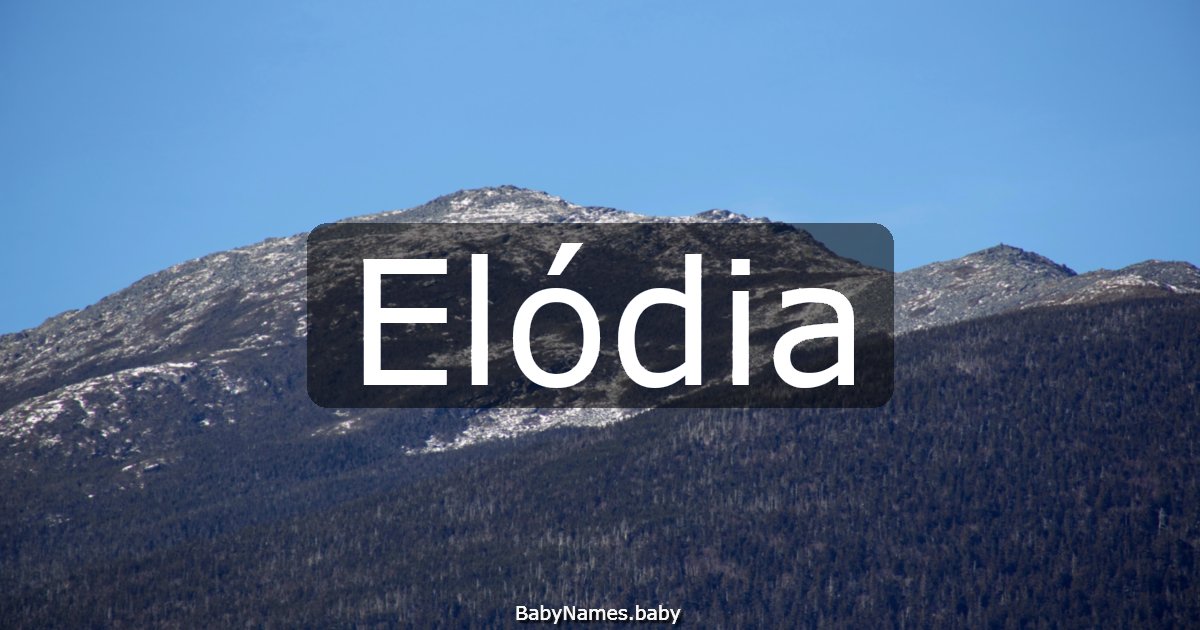 Elódia