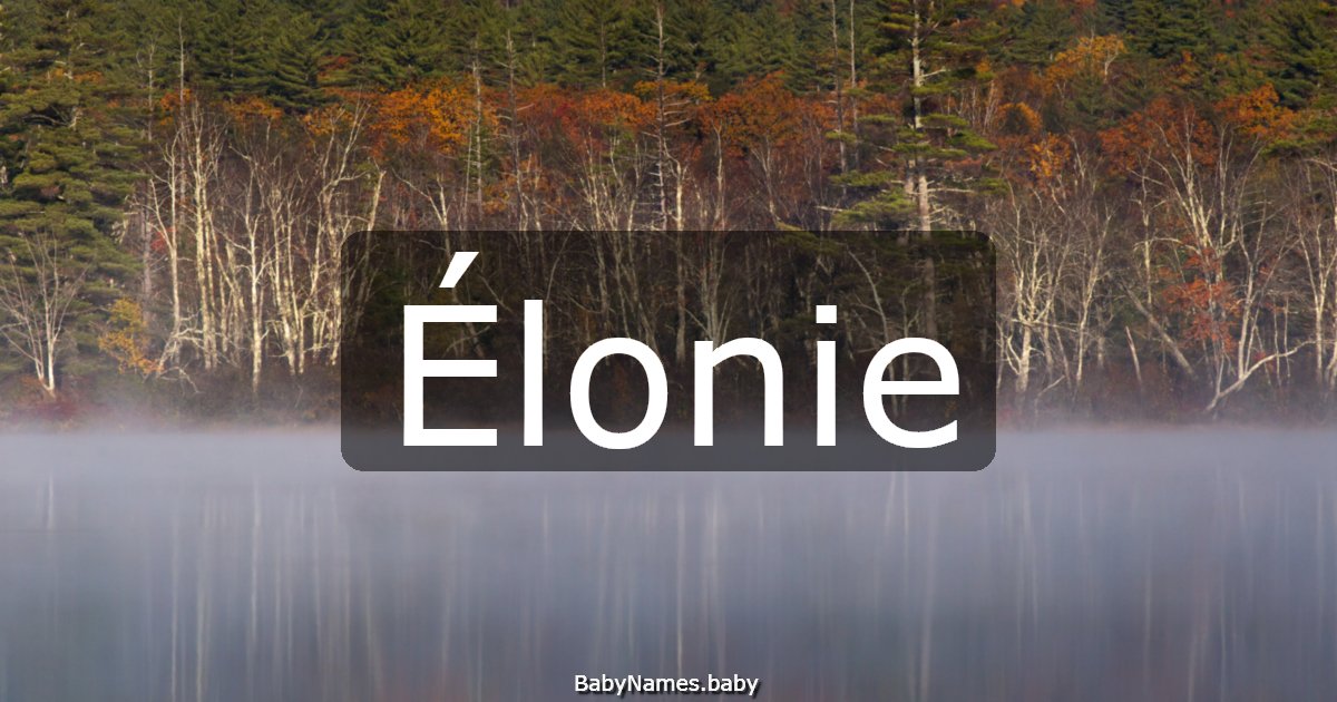 Élonie