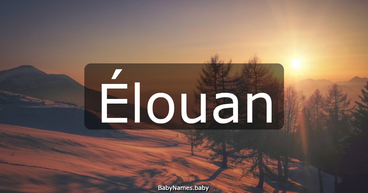 Élouan