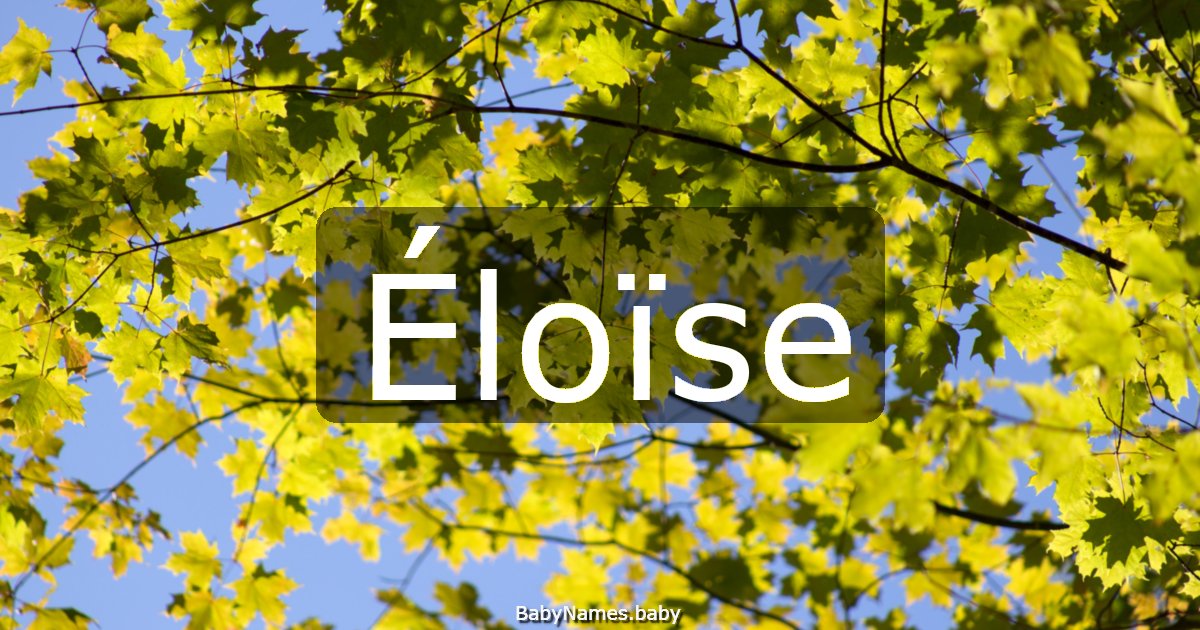 Éloïse